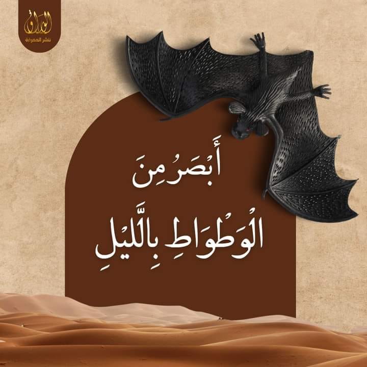 أَبْصَرُ مِنَ الْوَطْوَاطِ بِالَّليْلِ